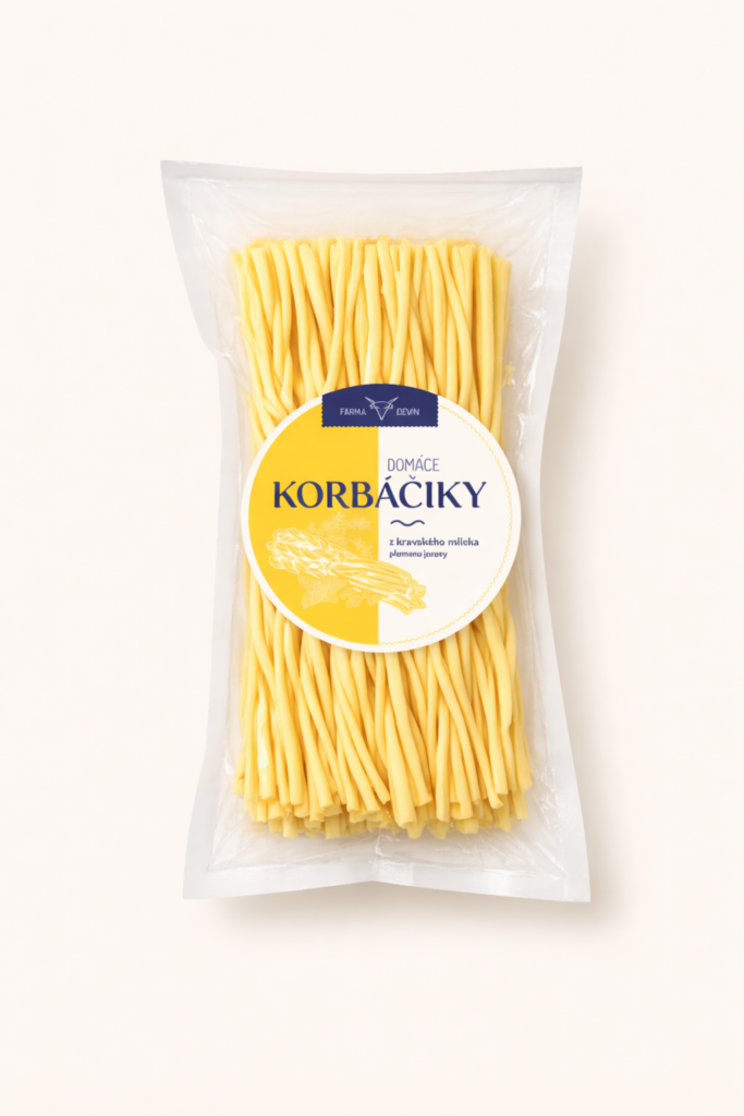 Čerstvé syrové korbáčiky 1 ks, (+/- 100 g)