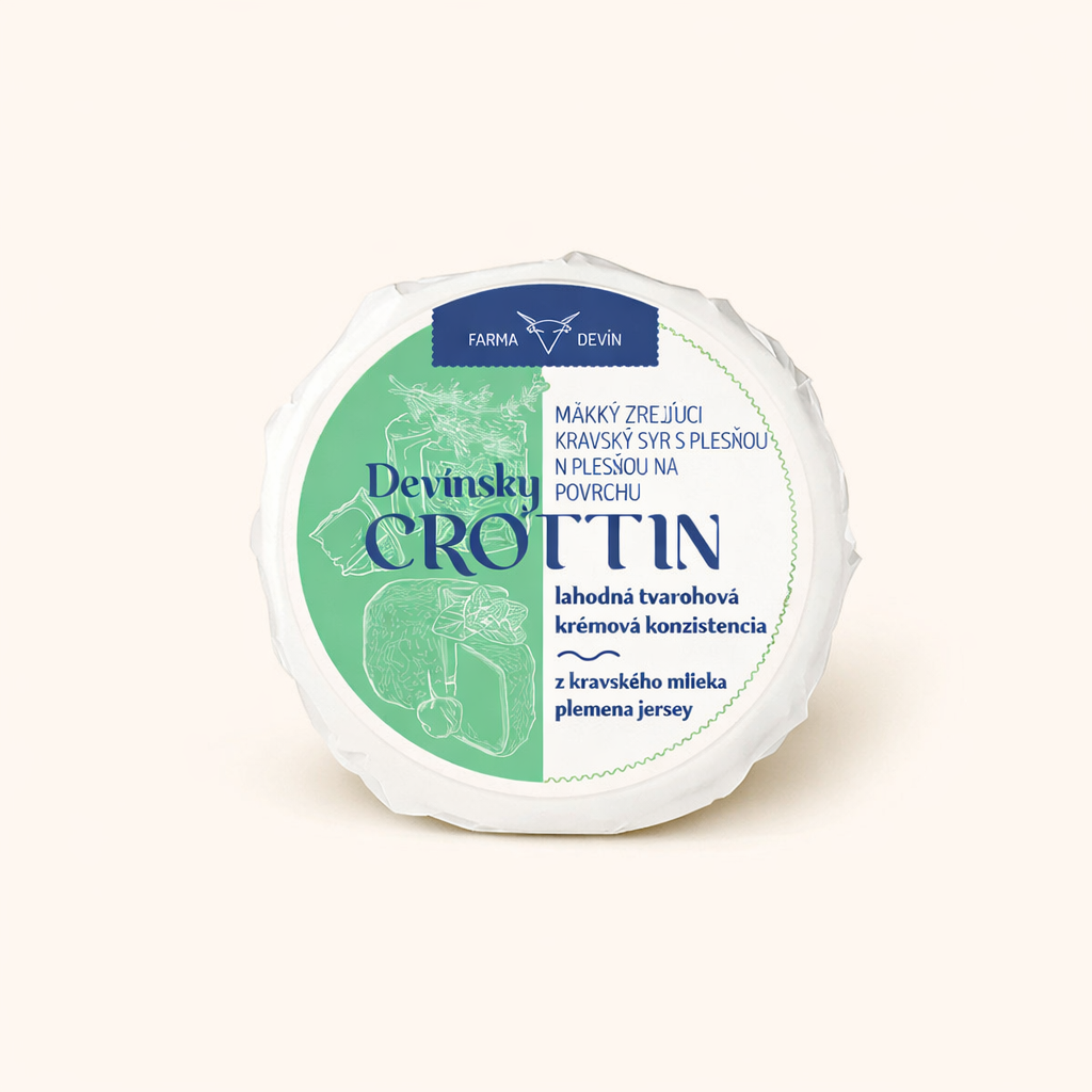 Devínsky Crottin z kozieho mlieka 1 ks, (+/- 100 g)